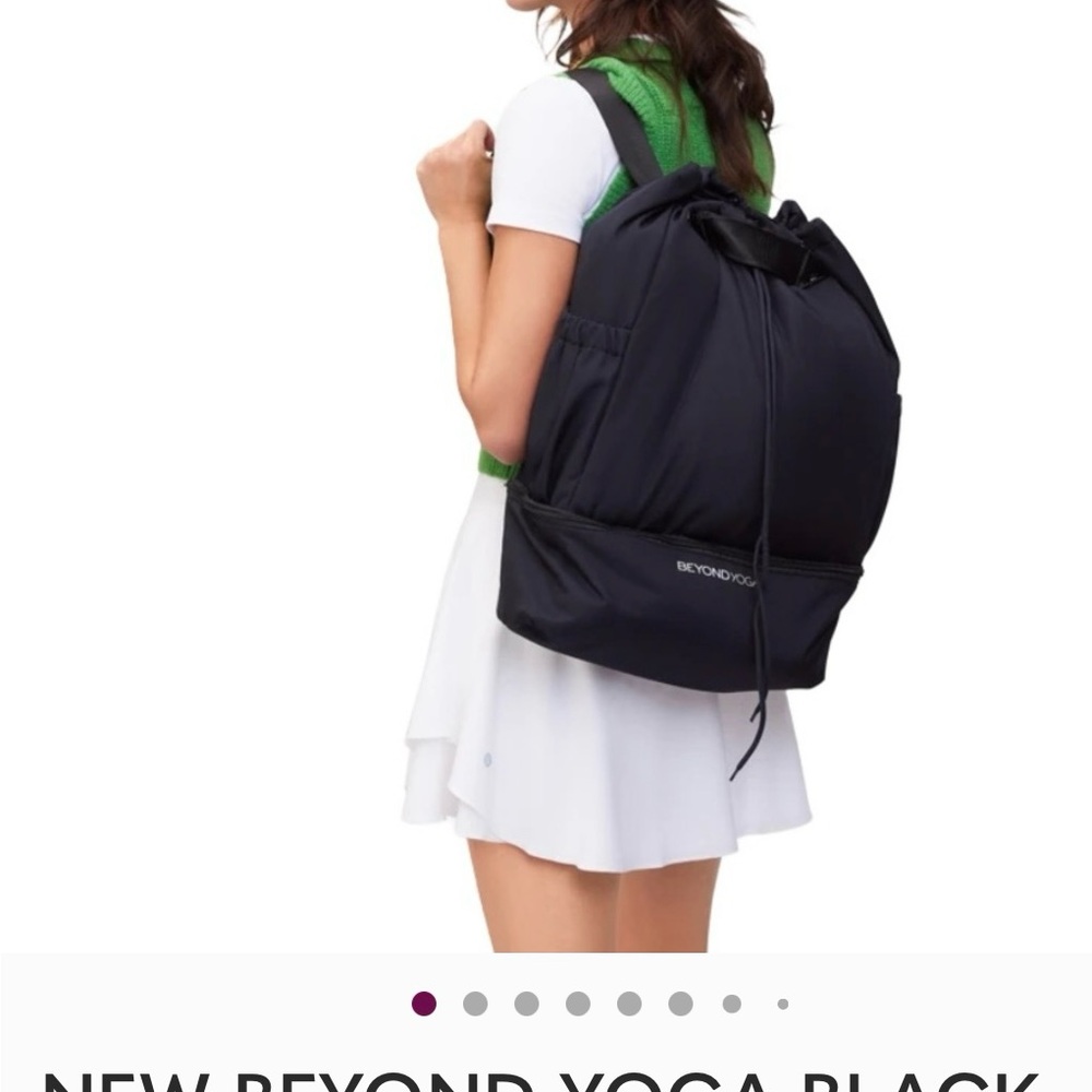 Beyond Yoga Sleek Black Backpack